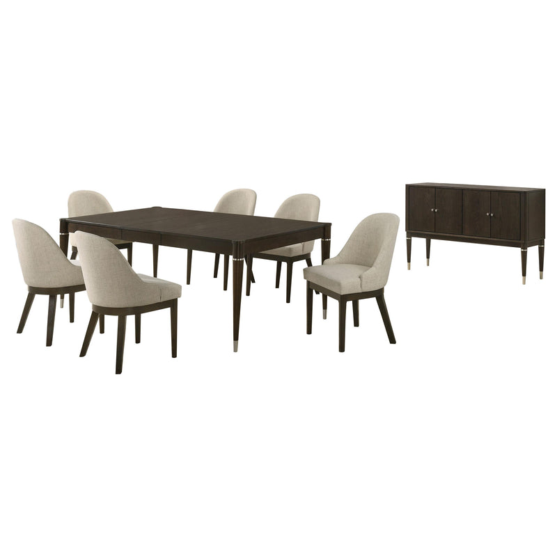 Reseda 8-piece Dining Set With Sideboard Ash Brown - 193671-S8