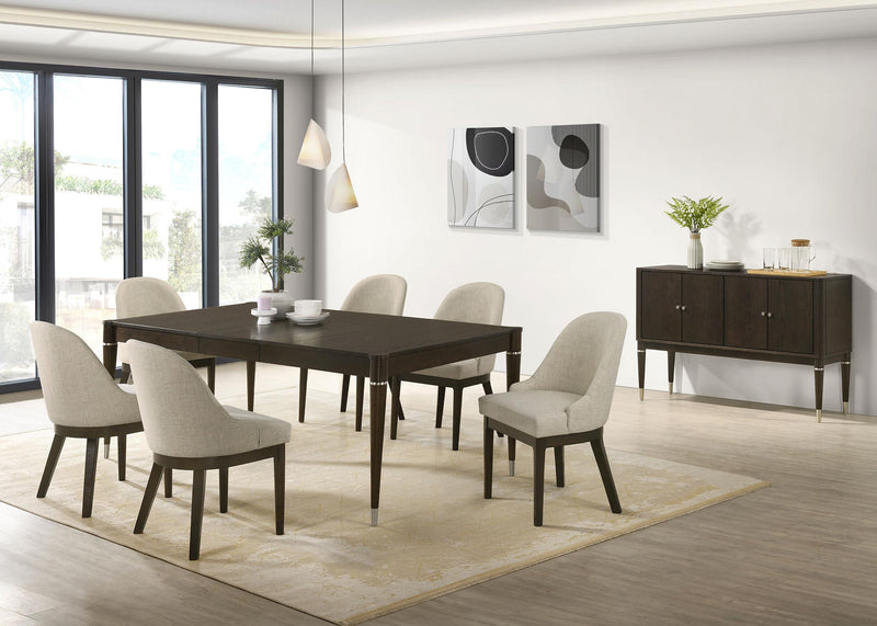 Reseda 81-inch Extension Leaf Dining Table Ash Brown - 193671