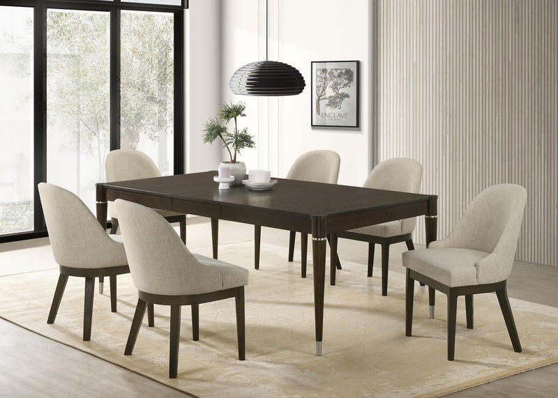 Reseda Upholstered Dining Side Chair Beige (Set of 2) - 193672