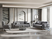 Resital 3-pieces (Sofa & Loveseat & Chair) Livingroom Set in Cream - 200-ST-RES-FLORIA04-321
