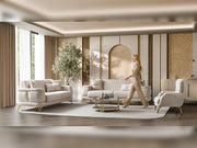Resital 3-pieces (Sofa & Loveseat & Chair) Livingroom Set in Grey - 200-ST-RES-FLORIA22-321