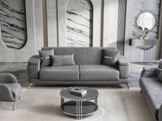 Resital 3-pieces (Sofa & Loveseat & Chair) Livingroom Set in Grey - 200-ST-RES-FLORIA22-321