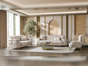 Resital 3-pieces (Sofa & Loveseat & Chair) Livingroom Set in Grey - 200-ST-RES-FLORIA22-321