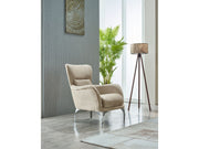 Resital Chair Beige in Beige - 101-RES-ANK529-B