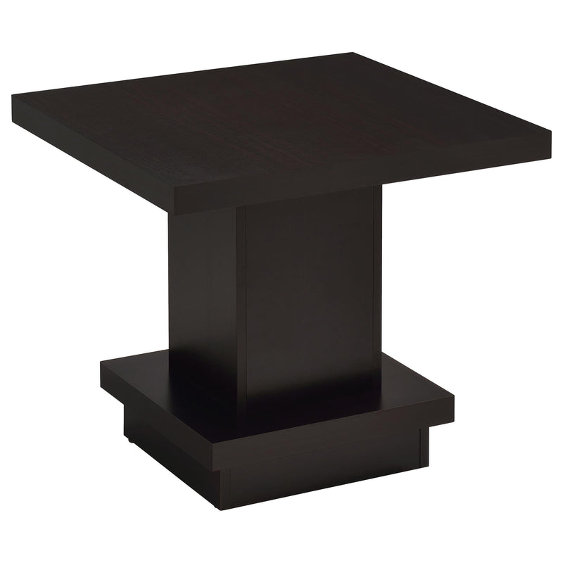 Reston 2-piece Square Coffee and End Table Set Cappuccino - 705168-S2