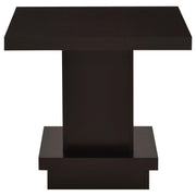 Reston Square Engineered Wood Side End Table Cappuccino - 705167
