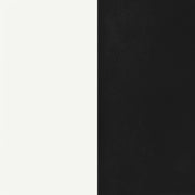 Retro 5-piece Round Dining Table Set White and Black - 2388-S5