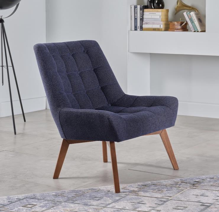 Revere Accent Chair (Revere Navy) - Gate FurnitureLiving Room Chair