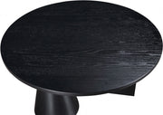 Revive Solid Wood And Oak Veneer Coffee Table in Black - 99025Black-CT
