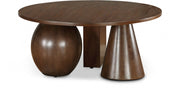 Revive Solid Wood And Oak Veneer Coffee Table in Brown - 99025Brown-CT
