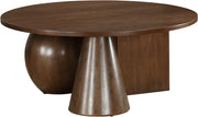 Revive Solid Wood And Oak Veneer Coffee Table in Brown - 99025Brown-CT