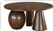Revive Solid Wood And Oak Veneer Coffee Table in Brown - 99025Brown-CT
