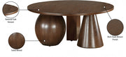 Revive Solid Wood And Oak Veneer Coffee Table in Brown - 99025Brown-CT