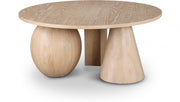 Revive Solid Wood And Oak Veneer Coffee Table in Natural - 99025Natural-CT