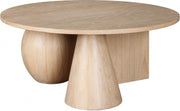 Revive Solid Wood And Oak Veneer Coffee Table in Natural - 99025Natural-CT