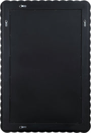 Revolve Oak Veneer Mirror in Black - 66034Black-M