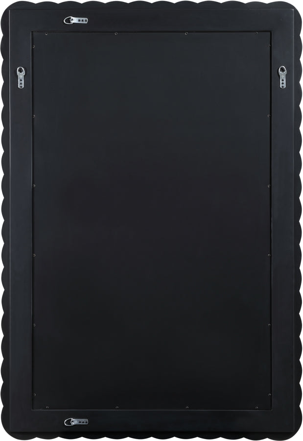 Revolve Oak Veneer Mirror in Black - 66034Black-M
