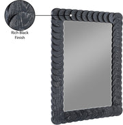 Revolve Oak Veneer Mirror in Black - 66034Black-M