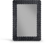 Revolve Oak Veneer Mirror in Black - 66034Black-M