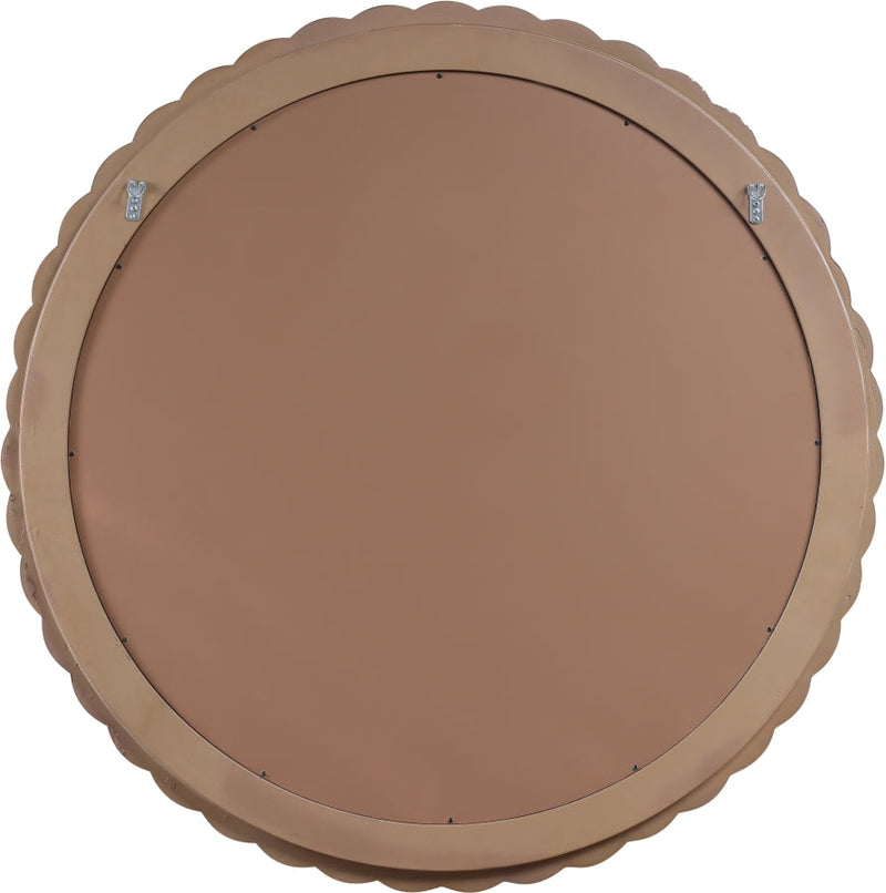 Revolve Oak Veneer Mirror in Brown - 66035Brown-M