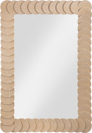 Revolve Oak Veneer Mirror in Natural - 66034Natural-M