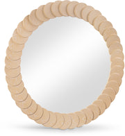 Revolve Oak Veneer Mirror in Natural - 66035Natural-M