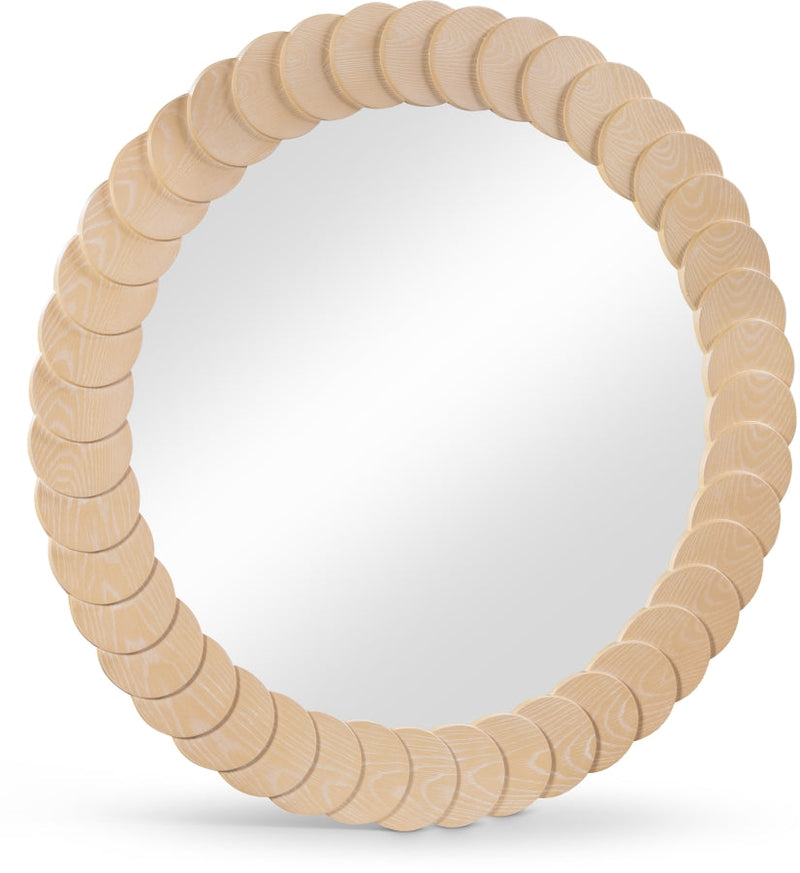Revolve Oak Veneer Mirror in Natural - 66035Natural-M