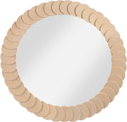 Revolve Oak Veneer Mirror in Natural - 66035Natural-M