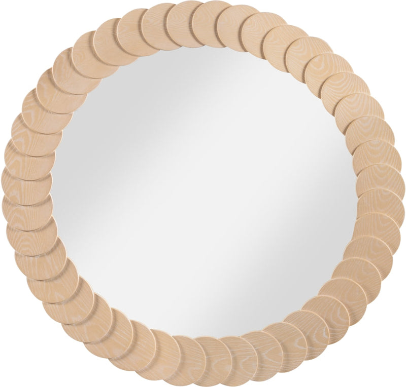 Revolve Oak Veneer Mirror in Natural - 66035Natural-M