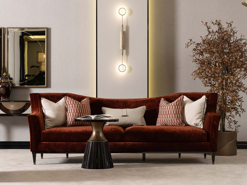 Revora 4-pieces (1 Four Seater Lux Sofa & 1 Four Seater Sofa & 2 Chair) Livingroom in Cream - Brick - 200-GAB-REV-4W411
