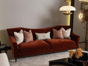 Revora 4-pieces (1 Four Seater Lux Sofa & 1 Four Seater Sofa & 2 Chair) Livingroom in Cream - Brick - 200-GAB-REV-4W411