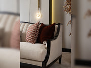 Revora 4-pieces (1 Four Seater Lux Sofa & 1 Four Seater Sofa & 2 Chair) Livingroom in Cream - Brick - 200-GAB-REV-4W411