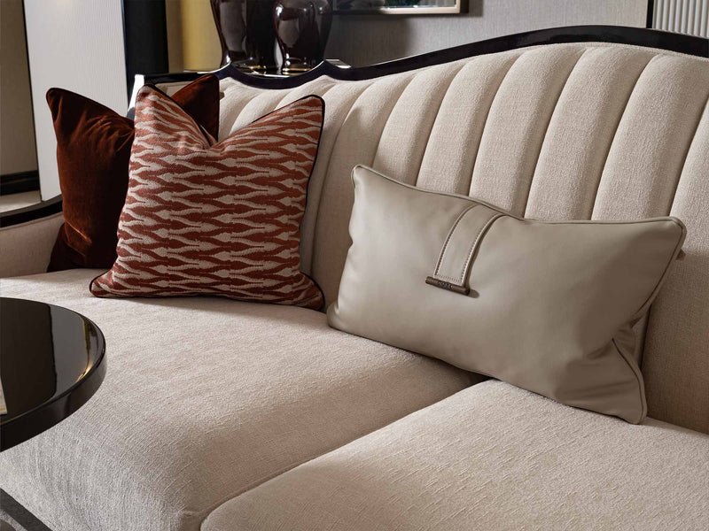 Revora 4-pieces (1 Four Seater Lux Sofa & 1 Four Seater Sofa & 2 Chair) Livingroom in Cream - Brick - 200-GAB-REV-4W411