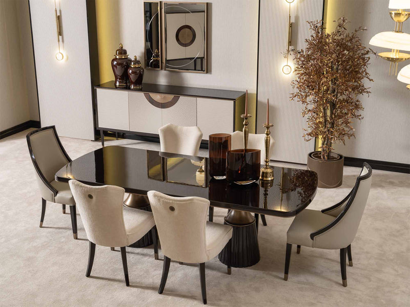 Revora Dining Chair (4 PCS) in Cream - 200-GAB-REV-DC-4