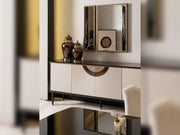 Revora Diningroom (Consol With Mirror & Dining Table & 2 Lux Dining Chair & 2 Dining Chair) - 200-GAB-REV-DT-6-SET