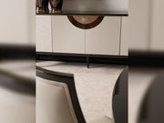 Revora Diningroom (Consol With Mirror & Dining Table & 2 Lux Dining Chair & 2 Dining Chair) - 200-GAB-REV-DT-6-SET