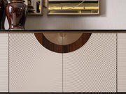 Revora Diningroom (Consol With Mirror & Dining Table & 2 Lux Dining Chair & 2 Dining Chair) - 200-GAB-REV-DT-6-SET