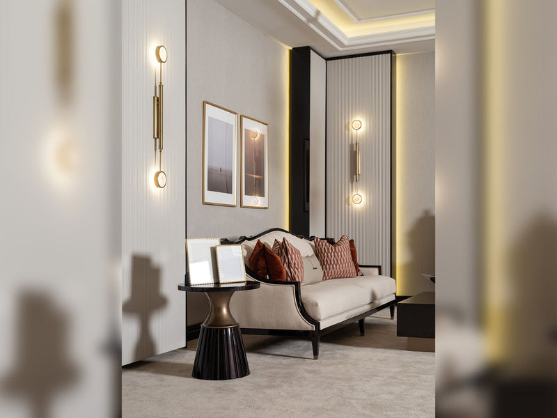 Revora Stationary Four Seater Lux Sofa in Cream - 200-GAB-REV-4W