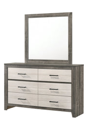 Rhett Brown/Cream LED Platform Bedroom Set - Gate FurnitureBedroom Set