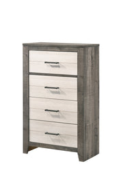 Rhett Brown/Cream LED Platform Bedroom Set - Gate FurnitureBedroom Set