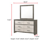 Rhett Brown/Cream LED Platform Bedroom Set - Gate FurnitureBedroom Set