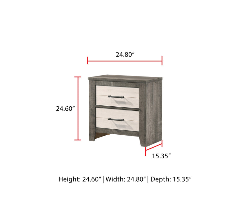 Rhett Brown/Cream LED Platform Bedroom Set - Gate FurnitureBedroom Set