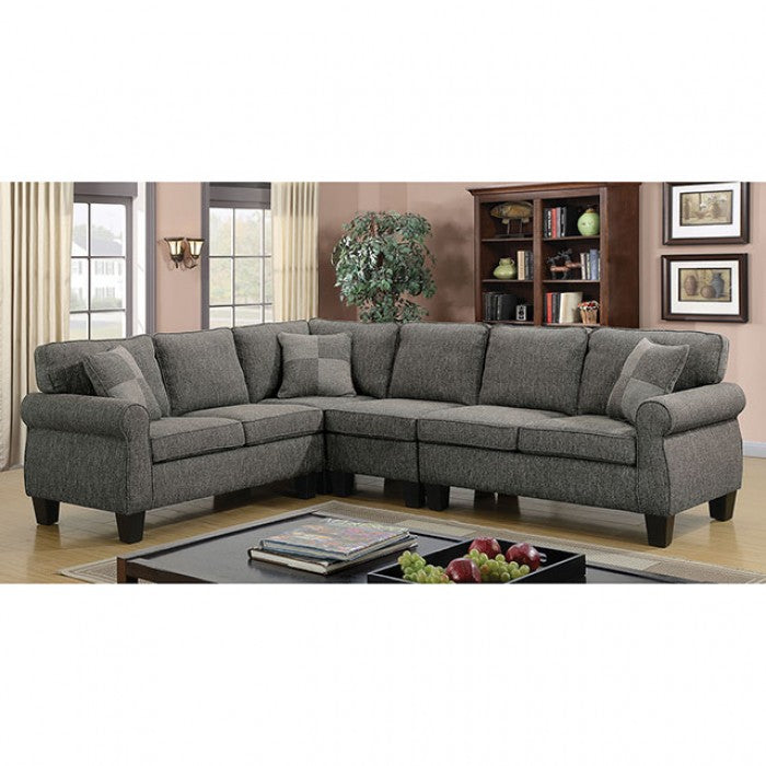 Rhian Dark Gray Sectional - CM6329GY-SECT-VN