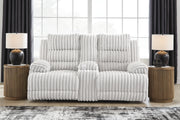 Rhines Falls Alloy Power Reclining Loveseat with Console - PC4280496