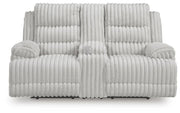 Rhines Falls Alloy Power Reclining Sofa and Loveseat - PC42804U1