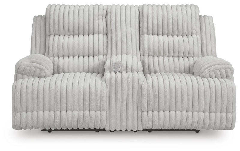 Rhines Falls Alloy Power Reclining Sofa and Loveseat - PC42804U1