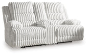 Rhines Falls Alloy Power Reclining Sofa and Loveseat - PC42804U1