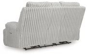Rhines Falls Alloy Power Reclining Sofa and Loveseat - PC42804U1