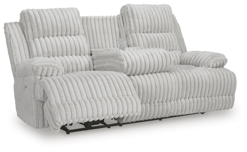Rhines Falls Alloy Power Reclining Sofa and Loveseat - PC42804U1