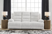 Rhines Falls Alloy Power Reclining Sofa with Drop Down Table - PC4280499